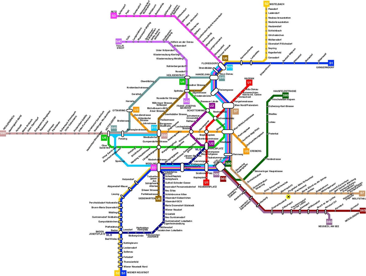 austrija metro karte