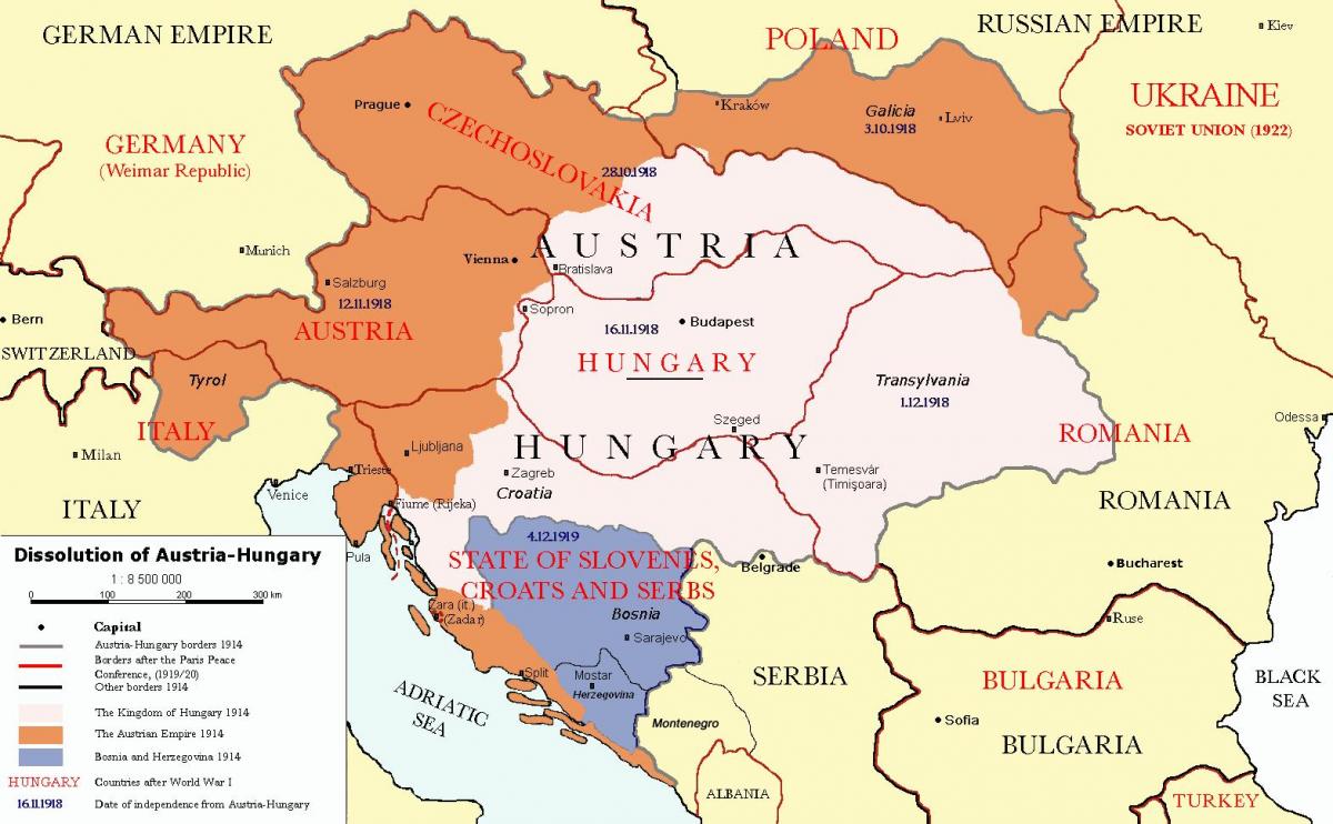 austrija ungārija kartes 1900