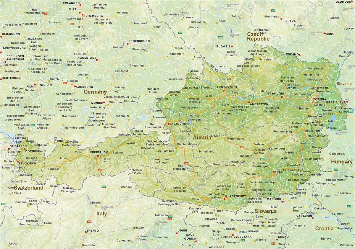 karte bruck austrija