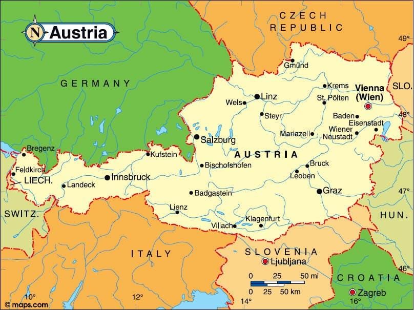 austrija insbruka karte