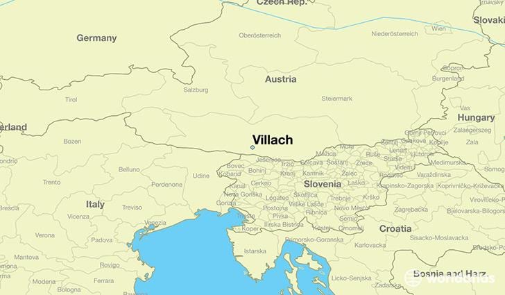 karte villach austrija