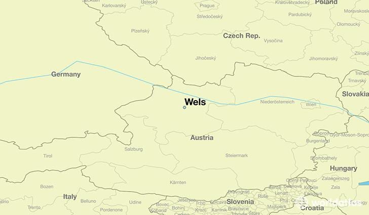 karte wels, austrija