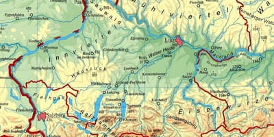 Kartes augšējā austrija