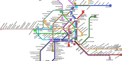 Austrija metro karte