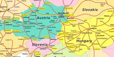 Austrijas dzelzceļa kartes