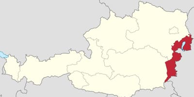 Karte burgenland austrija