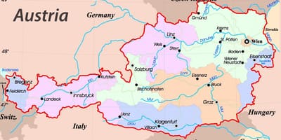 Karte eisenstadt austrija