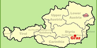 Karte grāca, austrija