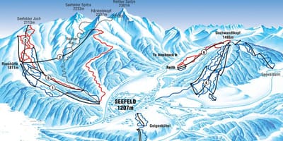 Karte seefeld austrija