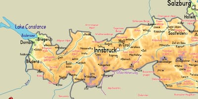 Karte mayrhofen austrija