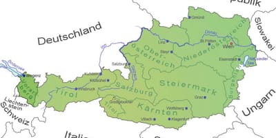 Karte vorarlberg austrija